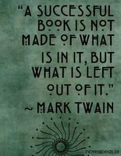 a quote from mark twain about the book