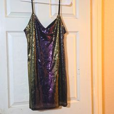 Large Wild Fable Sequin Dress Wild Fable, Purple Gold, Sequin Dress, Colorful Dresses, Sequin, Womens Dresses, Purple, Women Shopping, Dresses