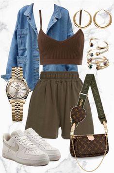 Summer Outfits Neutral, Summer Outfits 2020, Summer Outfit 2022, Summer Outfit Aesthetic, 2023 Aesthetic, Ootd Inspo, Cute Lazy Day Outfits, Outfits 2017, Lazy Day Outfits