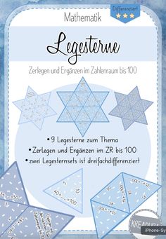 an image of a poster with stars and numbers on the front, in blue watercolor