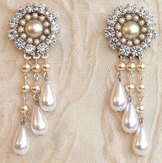 Bridal Chandelier Earrings Victorian Bridal Earrings champagne pearl and rhinestone earrings Drop Pe Elegant Pearl Embellished Dangle Chandelier Earrings, Silver Pearl Dangle Chandelier Earrings, Silver Teardrop Chandelier Earrings With Pearl Drop, Glamorous Pearl Drop Dangle Bridal Earrings, Glamorous Silver Pearl Earrings, Silver Dangle Bridal Earrings With Pearl Charm, Silver Bridal Earrings With Pearl Charm For Party, Silver Dangle Chandelier Earrings With Pearl Charm, Silver Chandelier Dangle Earrings With Pearl Charm