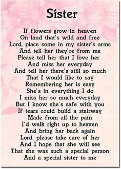 a poem written in pink and white with flowers on the back, it says nan