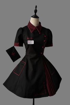 ❤︎ [Reservation product] Dark Gothic Halloweener Full Set❤︎

⚠️ Delivery may take about 1-2 months for popular products.
Full set contents [Dress + hat + stethoscope + glove + name tag] Black Nurse Outfit, Cute Nurse Outfits, Nurse Outfits, Nurse Clothes, Nurse Outfit, Cute Nurse, Dress Hat, Dark Gothic, Popular Products