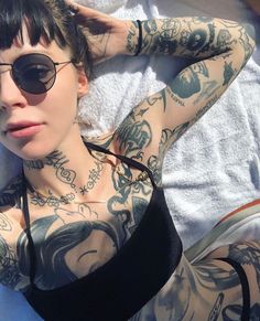 Grace Neutral (@graceneutral) • Instagram photos and videos Feeling Blessed, Asian Tattoos, Tattoo Videos, Inked Babes