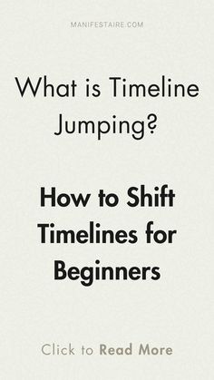 Curious about timeline jumping? 🦘🌙 This beginner’s guide will teach you how to move into a new timeline with ease and intention! 💖 Shifting your energy and mindset can lead to rapid manifestation and transformative change. 💫 Ready to align with your higher self and create a reality that reflects your dreams? 🌱 #TimelineShifting #ManifestationTips #LawOfAttraction #SpiritualGrowth #NewTimeline