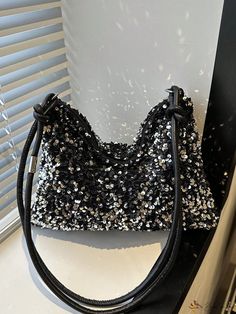 Bird in Bag - Premium Sequin-Embellished Square Shoulder Bag: Versatile Crossbody Design, Compact & Lightweight for Effortless Elegance Elegant Sequin Shoulder Bag For Night Out, Elegant Sequin Shoulder Bag, Glamorous Sequin Shoulder Bag, Rectangular Shoulder Bag With Sequins For Night Out, Rectangular Sequin Shoulder Bag For Night Out, Large Capacity Tote Evening Bag For Party, Chic Sequined Shoulder Bag For Everyday Use, Chic Sequin Bag For Everyday Use, Chic Sequined Bags