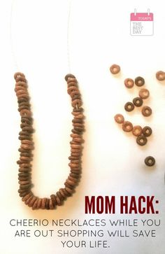 an advertisement for mom hacks with donuts on it