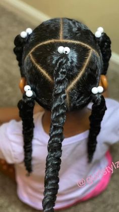 Pinterest Hairstyles, Easy Little Girl Hairstyles, Kids Curly Hairstyles