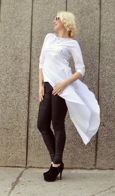 Now trending: Asymmetrical White Dress  Top / Cotton White Dress Top / SPRING 2016 / TT72 https://www.etsy.com/listing/268452853/asymmetrical-white-dress-top-cotton?utm_campaign=crowdfire&utm_content=crowdfire&utm_medium=social&utm_source=pinterest White Asymmetrical Tops For Party, Chic Blouse With Fitted High-low Hem, Fitted White Asymmetrical Tops, Fitted Asymmetrical White Tops, White Fitted Asymmetrical Dress With High-low Hem, White Fitted High-low Hem Asymmetrical Dress, White Fitted Asymmetrical High-low Dress, Fitted Cotton Blouse With Asymmetrical Hem, Fitted Asymmetrical Cotton Blouse