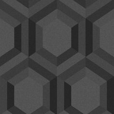 an abstract black and grey background with hexagonal shapes