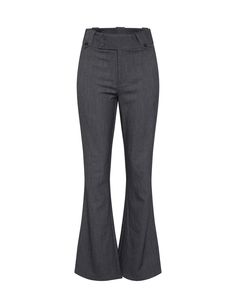 KITTIE HIGH RISE PANT - GREY – Tiger Mist North America Gray High Waist Stretch Pants, High Rise Stretch Gray Pants, Gray Stretch High Waist Pants, High Waist Stretch Gray Pants, Fitted Full-length Gray Jeans, Gray High Waist Fitted Jeans, Chic High Waist Gray Bottoms, Chic Stretch Gray Wide Leg Pants, Chic Gray Stretch Wide Leg Pants