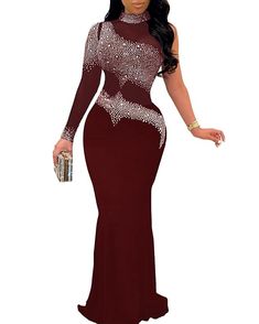 Women Sexy Rhinestone Dresses Party Club Night Dress Birthday Dress Night Club Skirt, Dresses Nightclub, Evening Dresses With Sleeves, Club Night, Rhinestone Dress, Evening Dresses Elegant, Slim Fit Dresses, Women Party