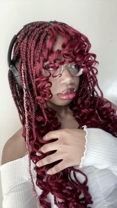 #braidedhairstylesforblackwomen #strawberryhair#hairstyles #fyp#braids #hair #redhair #curlyhairstyle #curlyblackhairstyles Pretty Braids, Quick Braided Hairstyles, Peinados Fáciles Para Cabello Corto, Braids Hair, Different Hairstyles