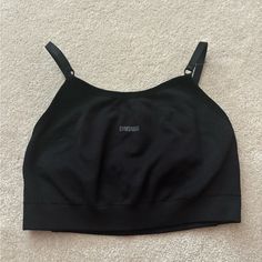 Never Worn! No Tag So I’m Unsure On Size But I Would Say Around A 2-4 Or Xs/S. In Great Condition! Open To Offers, Comment Any Questions! Trendy Black Sports Bra With Medium Support, Sporty Black Crop Top With Adjustable Straps, Black Gym Crop Top With Adjustable Straps, Black Adjustable Straps Crop Top For Gym, Black Crop Top With Adjustable Straps For Gym, Black Tops With Adjustable Straps For Loungewear, Black Workout Crop Top With Adjustable Straps, Black Adjustable Straps Crop Top For Workout, Black Workout Top With Adjustable Straps