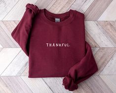 Personalized Bridal Gifts, Thankful Sweatshirt, Mrs Sweatshirt, Texas Shirts, Halloween Tattoo, Christian Sweatshirt, Embroidered Sweatshirts, Fitted Sweater, Christian Shirts