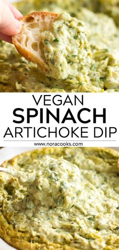 spinach artichoke dip is an easy appetizer that's ready in under 30 minutes