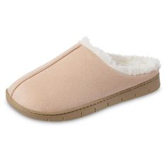 a women's slipper with sheepskins on the bottom and an inner lining