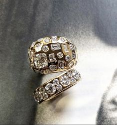 Jewels Rings, Dope Jewelry, Jewelry Lookbook, Stacked Jewelry, Bling Rings, Gold Jewellery Design, Dream Jewelry, Jewelry Inspo