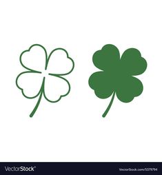 a clover with four leaves for st patrick's day