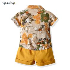 Dress your little one in style with our Summer Toddler Boys Hawaiian Shirt & Matching Shorts set! Made with a comfortable and breathable blend of cotton and polyester, this fashion-forward set is perfect for the summer. With a turn-down collar and short sleeves, your child will look and feel cool. Available in sizes 12-24 months, 25-36 months, and 4-6 years. Perfect for kids who love to play and explore! Estimated Delivery 14 Days-excluding weekends and holidays SPECIFICATIONS Material: COTTON / Boys Hawaiian Shirt, Toddler Boy Fashion, Kids Fashion Clothes, Toddler Boy Outfits, Casual Clothes, Boys Casual, Fashion Seasons, Toddler Girl Outfits, Kids Shorts