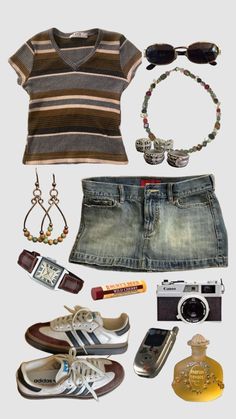 Aesthetic Shuffles, Mood Clothes, Outfit 90s, Aesthetic Fits, Vintage Outfit, Swaggy Outfits, Lookbook Outfits, Dream Clothes, Types Of Fashion Styles