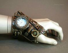 Steampunk Gloves, Steampunk Shop, Moda Steampunk, Steampunk Watch, Diesel Punk, Steampunk Decor