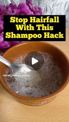 sulekha . on Instagram: "Stop Hairfall & Boost Hair Growth With This Shampoo Hack❤️  ~Promotes Hair Growth Fenugreek seeds are known to stimulate hair growth by nourishing the hair follicles and increasing blood circulation to the scalp  ~Flaxseed gel for hair promotes quicker and longer hair growth by nourishing the roots  .~Kalonji seeds have been consumed for centuries as a natural remedy for promoting healthy hair growth and preventing premature greying.  ~Rice can help to repair damaged hair and then stimulate hair growth.  INGREDIENTS:Fenugreek seeds 1tbspFlaxseed 1tbspRice 1tbspKalonji seeds 1tbspWater 1 glass  PREPARATION & USAGE:•Add all the ingredients in a bowl , cover it and soak them overnight.•Next morning strain the water in a bowl & add your favourite shampoo in it.•Apply e Home Made Shampoo For Hair Growth, Kalonji Seeds For Hair Growth, Hairfall Remedies Home, Home Remedy For Hair Growth, Hair Growth Water, Flaxseed Gel For Hair, Tips Hair Growth, Best Shampoo For Hair Growth, Stop Hairfall