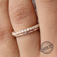 "Description Gold, Platinum, Rose gold, Silver, White gold Gemstone: Diamond Description Pearl Eternity Wedding Band in Flush Set Eternity Band 1.5 MM Round Cut Moissanite, 14K Gold, Engagement Band, 2 PCS Matching Wedding Band, Anniversary Gift, Wedding Band Gift, Diamond Wedding Band, Gift for Him, Anniversary Ring, Anniversary Gift, For Her ● You can also find a matching piece in below \" Matching Piece \" section. ● Please allow me 1-2 weeks processing time, if it is customized only for you. Pearl Engagement Ring With Diamond Wedding Band, Beaded Wedding Band, Pearl Eternity Band, Diamond White Stackable Eternity Band For Wedding, Diamond White Stackable Wedding Eternity Band, White Moissanite Bridal Sets For Anniversary, Anniversary Bridal Sets With Rose Cut Diamonds, Moissanite Stackable Wedding Rings, White Eternity Band With Single Cut Diamonds For Wedding