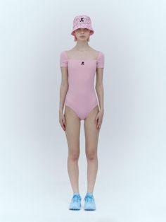 This is a feminine and comfortable swimwear by Rest&Recreation that is made out of high quality and sturdy material. With distinctive mood of the design and comfortable wear, you can style it for your summer outfit.- Deep back line and ribbon detail- Shirring banding on the shoulder- Detachable bra cap included- Feminine and comfortable wear Pink One-piece Nylon Swimwear, Pink Nylon One-piece Swimwear, Pink Nylon Swimwear With Lined Body, Pink Nylon Summer Swimwear, Pink Nylon Swimwear For Beachwear, Pink Nylon Beachwear Swimwear, Pink Polyamide Swimwear For Beach Season, Pink Polyamide Swimwear For Swimming, Pink Nylon Swimwear For Summer