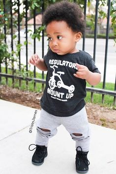 Because when you've got a rad crew, you know you're the coolest kid on the streets. We have these for all you cool kid parents too! Regulators Mount Up, Morning Pancakes, Kids Tees, Cool Kid, Hip Hop Shirts, 90s Hip Hop, Rap Tee, Toddler Tees, Saturday Morning