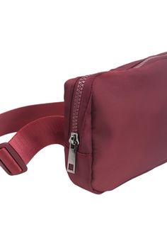 This versatile bag can be worn as a crossbody, fanny pack, or belt bag. Made by Zenana, it's perfect for any occasion and provides hands-free convenience. The compact design can hold all of your essentials without weighing you down. Travel in style and comfort with this versatile bag. Details:- Elastic Mesh Pockets- Big Main Pocket & Hidden Back Zip Pocket- Color Matching Zippers- Gunmetal Zipper Handles Dimensions:- 1.5" Wide High Quality Belt Strap & Buckles- Height: 6", Width: 9", Depth: 2.5" Casual Travel Bag With Removable Belt, Functional Travel Bag With Removable Belt, Travel Pouch Bag With Removable Belt, Functional Shoulder Bag With Removable Belt For Travel, Daily Use Belt Bag For Mobile Phone, Versatile Travel Belt Bag With Removable Belt, Solid Color Belt Bag With Mobile Phone Holder, Nylon Shoulder Belt Bag With Cell Phone Pocket, Functional Crossbody Shoulder Bag With Removable Belt