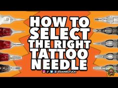 the words how to select the right tattoo needle