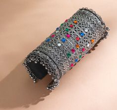 Our Indian bangle is created with careful attention to detail. The finishing gives it an elegant look & Feel. This design is perfect for parties & functions as these bangles/handcuffs are specially designed for Indian beautiful brides. -Base Metal- Alloy, Silver, Brass -Plating- Silver -Stone- Pearls, Beads & sequin -Sizing- Free Size & adjustable -Type- Bangles -Light Weight -FREE Shipping -Gift Wrapping Available -Delivery from a Small Business in India -Handmade Product Skin Friendly - Lead & Bangles Indian, Jewelry Safe, Silver Bangles, Base Metal, Arm Band, Bangle Bracelets, Anniversary Gifts, Bangles, Jewelry Bracelets