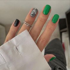 March Nails, Unghie Sfumate, Black Nail, Summer Nail