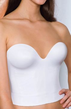 Carnival Invisible Plunge Longline Bra 206 - Carnival Bras Carnival Bra, Working Girl Style, Strapless Backless Bra, Bridal Bra, Sheer Gown, Pretty Bras, Backless Bra, Corset Bra, Princess Skirt