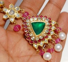 Excited to share the latest addition to my #etsy shop: 22KT Gold Old Burma Ruby Diamond Chain Pearl Mughal Indian Necklace https://etsy.me/2MxTlvD #pink #green #necklace #no #ruby #women #yes #gold #22ktmughal Luxury Kundan Necklace As Gift, Festive 22k Gold Jewelry With Rose Cut Diamonds, Traditional Round Kundan Necklace With Jewels, Luxury Kundan Necklace For Festivals And Gifts, Diamond Chandbali Kundan Necklace Gift, Traditional Kundan Jewelry With Single Cut Diamonds, Fine Kundan Jewelry Perfect For Gifts, Fine Kundan Jewelry For Gift, Traditional Pink Kundan Necklace For Formal Occasions