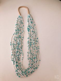 *Brand new *Handmade * Multi strands White Turquoise seed beads necklace *White buffalo turquoise/ White stone with turquoise maxtrix *Gemstone: White turquoise seed * Necklaces length 30 inches included extensions *Jewelry ship in gift box *Cabochon may vary color *Free shipping in USA *Ship out within 48 hours Thank You For Looking ,And Check Out More Items In My Etsy Shop For More Great Deals, Also We Add More Jewelry To Etsy Shop Https://www.etsy.come/shop/abq925 Turquoise Beaded Necklace With Tiny Beads, Turquoise Multi-strand Beaded Necklaces With Tiny Beads, Turquoise Multi-strand Tiny Beads Necklace, Turquoise Multi-strand Beaded Necklaces, Handmade Turquoise Multi-strand Beads, Handmade Multi-strand Turquoise Beads, Beaded Turquoise Necklace With Heishi Beads, Handmade Multi-strand Turquoise Beaded Necklaces, Turquoise Multi-strand Tiny Beads