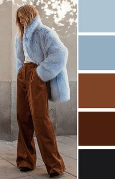 Fall Color Schemes, Chic Fall Fashion, Aesthetic Look, Trendy Fall Outfits, Autumn Street Style, Fall Fashion Trends, Fall Colors