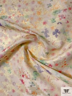 Mixing Fabrics Patterns, Latest Blouse Designs Pattern, Trend Fabrics, Floral Textile, Soft Watercolor, Novelty Fabric, Cotton Texture, Sewing Design, Metallic Fabric