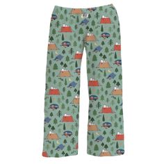 The Brief Insanity Snoopy Camping Lounge Pants Pajamas Are Perfect For Those People Who Love The Dynamic Duo Of Snoopy And Woodstock And National Parks In A Fun Patterned Design, . This Material Is Buttery Soft And Free Flowing Items Fit True To Size, So We Recommend Ordering Your Typical Size. The Innovative Material Used To Create This Product Is A Specialized Polyester Blend That Mimics The Temperature Of Your Body. The Light-Weight And Breathable Material Provides All-Day Comfort While Weari Casual Sleepwear With Pockets For Sleepovers, Comfy Cotton Bottoms For Pajama Party, Green Sleepwear With Pockets For Pajama Party, Comfortable Bottoms For Sleepover, Green Sleep Bottoms With Elastic Waistband, Comfy Relaxed Fit Bottoms For Pajama Party, Cozy Relaxed Fit Pants For Sleepover, Green Sleepwear Long Pants For Sleepover, Green Relaxed Fit Sleep Pants