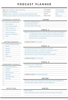 an image of a printable travel planner with the words's names and numbers on it