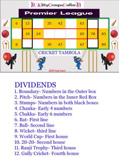 an image of a table with numbers on it and the words divider league written below