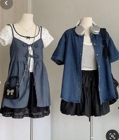 Outfits With Maxi Dress, Jeans Over Dress, Cute Outfits For Warm Weather, Cute Jean Outfits For Summer, Cute Outfits Pants, Cool Summer Fits, Dress On Jeans, Summer Inspired Outfits, Sea Aesthetic Outfit