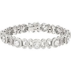 Bella Luce Dillenium Cut White Diamond Simulant 11.79ctw Round, Rhodium Over Sterling Silver Bracelet. Measures Approximately 7 & 1/4"L X 5/16"W And Has A Hidden Box Clasp Closure. The Diamond Equivalent Weight Is 7.48ctw. Selling Late Mother-N-Law's Items. Feel Free To Make Offers Sterling Silver Round Diamond Bracelet Hand Set, Sterling Silver Diamond Bracelet With Hand Set Stones, Hand Set Diamond Sterling Silver Bracelet, Exquisite Cubic Zirconia Tennis Bracelet With Diamond Cut, Exquisite Cubic Zirconia Tennis Bracelet With Brilliant Cut, Sterling Silver Bracelet With Pave Setting For Formal Occasions, Silver Platinum Round Diamond Bracelet, White Gold Cubic Zirconia Tennis Bracelet With 17 Jewels, Elegant Sterling Silver Bracelet With Moissanite And Prong Setting