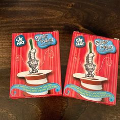 two boxes of cat in the hat toilet paper