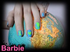 Eco Nails - Nail design of I Love Earth especially for earth day! Eco Nails, I Love Earth, Chic Nail Designs, Love Earth, Chic Nails