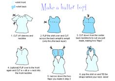 instructions for how to make a t - shirt