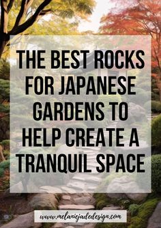 the best rocks for japanese gardens to help create a tranquil space