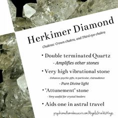 Herkimer Diamond Crystal Meaning, Diamond Necklace Pendant, Herkimer Diamond Necklace, Crystal Healer, High Vibrational, Astral Travel, Divine Light