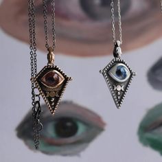 Blue Eye Coffin Jewelry, Moon Unique Jewelry, Evil Eye Pendant, Triple Moon Witch Eye Pendant, Talisman Evil Eye Pendant, Witch Jewelry - Etsy Turkey Glass Eye Jewelry, Eye Clothing, Purity Culture, Occult Jewelry, Witch Eyes, Coffin Jewelry, Eye Clothes, Ear Stretching, Jewelry Evil Eye